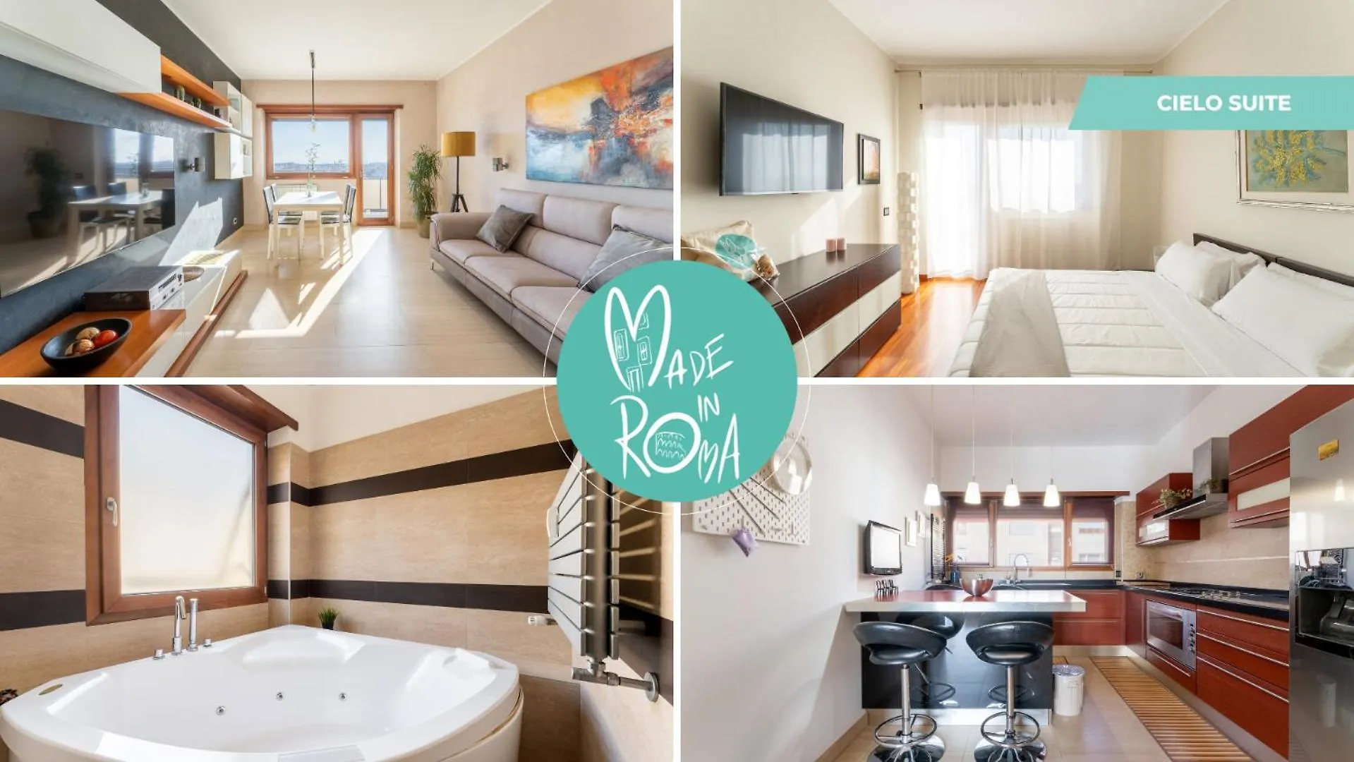 Cielo Suite, Panoramic Apt View With Jacuzzi Roma Apartamento